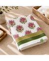 Anar Bloom Cotton Waffle Bath Towel – 30 × 60 Inches
