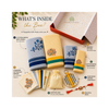 Bloom Gift Hamper | Hand Block Printed Cotton Waffle Towel Gift Set