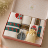 Neer Gift Hamper | Hand Block Printed Cotton Waffle Towel Gift Set