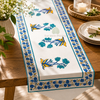 Amalfi Bloom Artisan Canvas Table Runner – 13×72 Inches