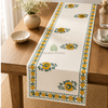 Sunflower Bloom Artisan Canvas Table Runner – 13 × 72 Inches