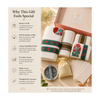 Neer Gift Hamper | Hand Block Printed Cotton Waffle Towel Gift Set