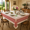 Tuscan Heritage Artisan Slub Cotton Tablecloth – 6 Seater (60 x 90 Inches)