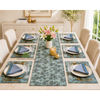 Celeste Kilim Luxe Dining Table Linen Set – 13x72 Runner, 6 Placemats & 6 Cotton Napkins