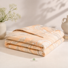 Water Marbled Cotton Single Bed Dohar | 60 × 90 Inches | Reversible Cotton Dohar with Soft Flannel Layer | Lightweight All Season Blanket