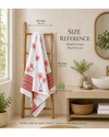 Peach Blossom Cotton Waffle Bath Towel – 30 x 60 Inch