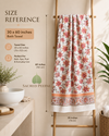 Blush Jaal Artisan Cotton Waffle Bath Towel – 30 x 60 Inch
