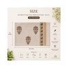Hand Block Printed Cotton Waffle Hand Towels Set of 2- Sandstone Bloom | Soft & absorbent