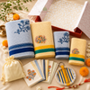 Bloom Gift Hamper | Hand Block Printed Cotton Waffle Towel Gift Set